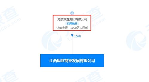 海航關聯公司在江西成立新公司，業務涵蓋企業管理咨詢